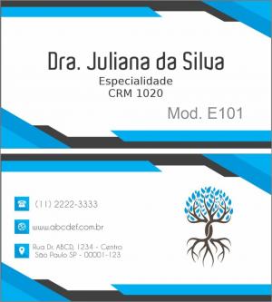 CARTÃO DE VISITA  9x5cm    