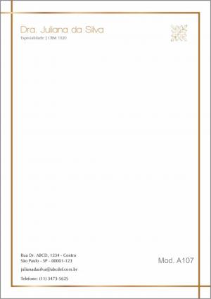 RECEITUÁRIO DERMATOLOGISTA TURKEY  A5 (15x21cm)    