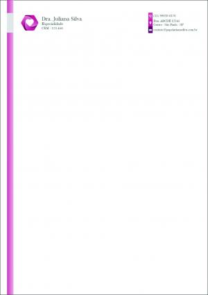 RECEITUÁRIO CARDIOLOGISTA BRUXELAS Papel Sulfite 90g A5 (15x21cm) 4x0 Colorido Frente  Blocos com 50 folhas 